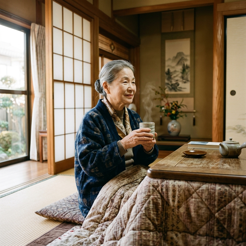 安心してゆったり過ごす高齢者の様子